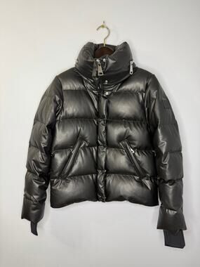SAM New York FREESTYLE Puffer Goose Down Jacket Black Women's M
